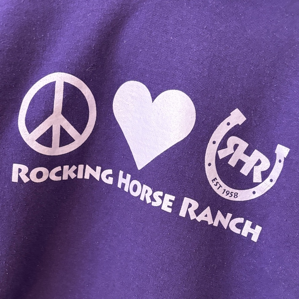 Purple Rocking Horse Ranch Hoodie - Picture 2 of 5